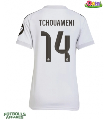 Real Madrid Aurelien Tchouameni #14 Hemmatröja Kvinnor 2025-26 Kortärmad